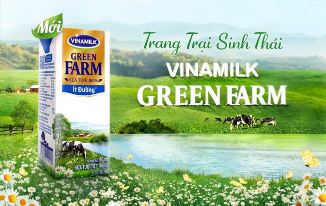 Vinamilk ra mắt sữa tươi Grenn Farm từ trang trại sinh thái