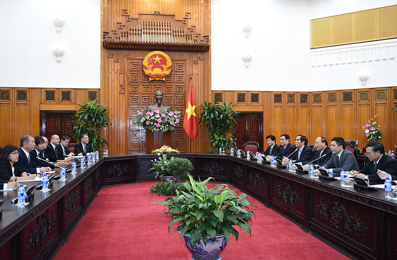 Thủ tướng Nguyễn Xuân Phúc tiếp khách quốc tế Thủ tướng Nguyễn Xuân Phúc tiếp khách quốc tế