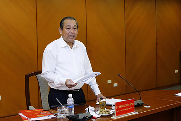 Phó Thủ tướng Trương Hòa Bình làm việc với Bộ Tài chính về cải cách hành chính